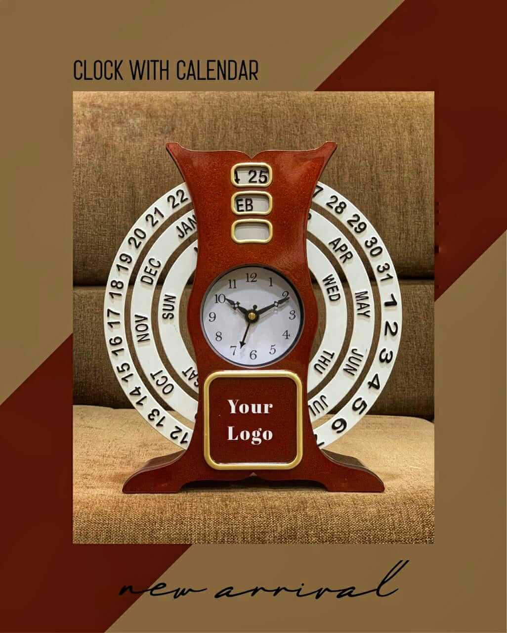 Table Calendar Clock