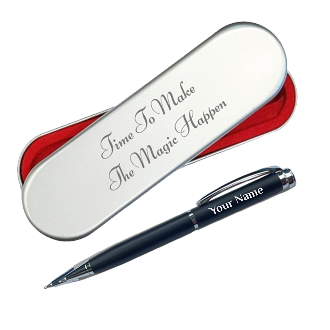 Personalized Name Ball Pen For Teachers - Black