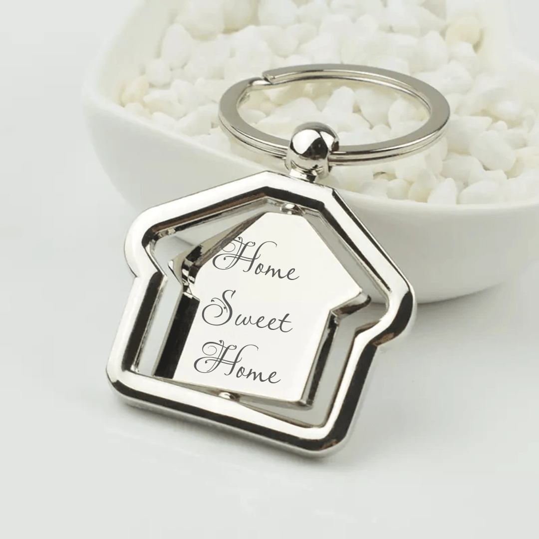 Home Sweet Home Keychain – Perfect Personalized Corporate Gifts