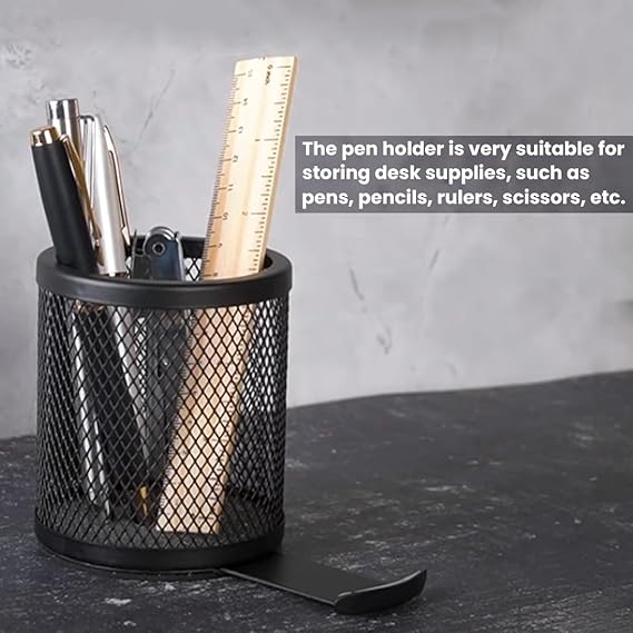 Personalized Pen Stand with Mobile Holder – Elegant Desk Gift