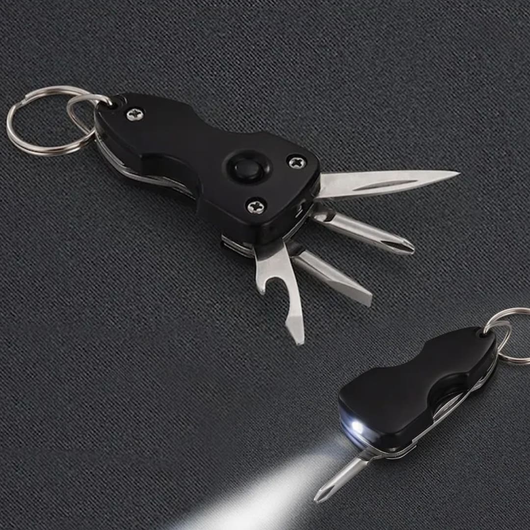 Multi-Function Military Keychain – Rugged & Personalized Gift