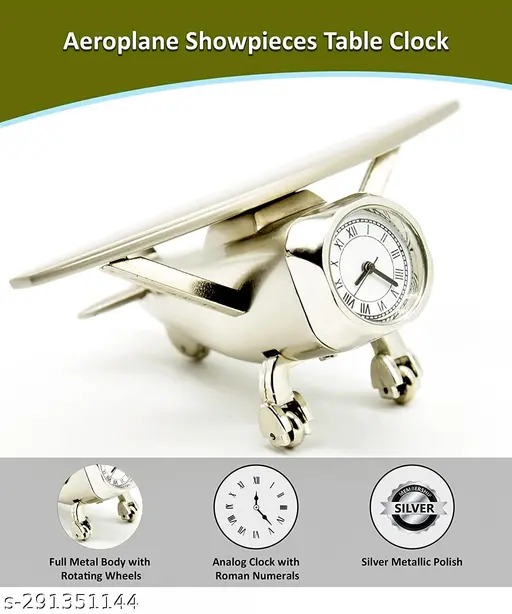 Stylish Aeroplane Clock – Perfect Personalized Gift