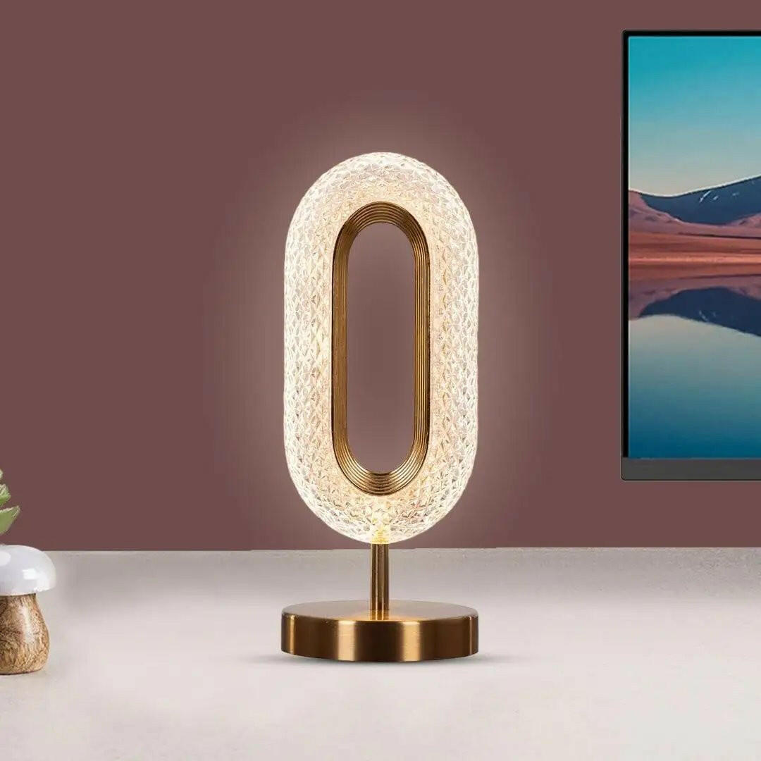Premium Corporate Gift – Elegant Crystal Table Lamp