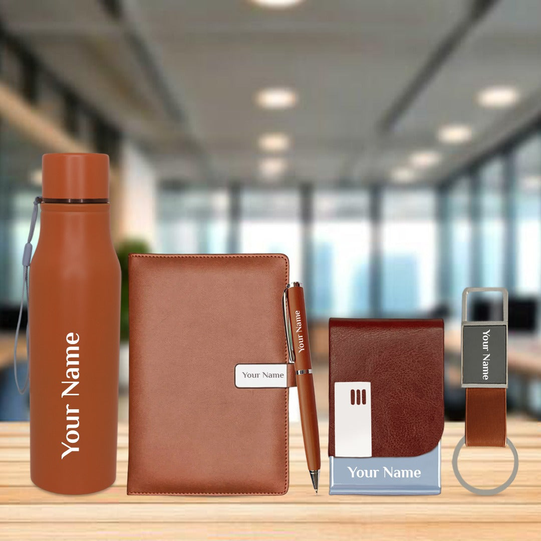5-in-1 Office Gift Set - Personalized Corporate Gifting Essential