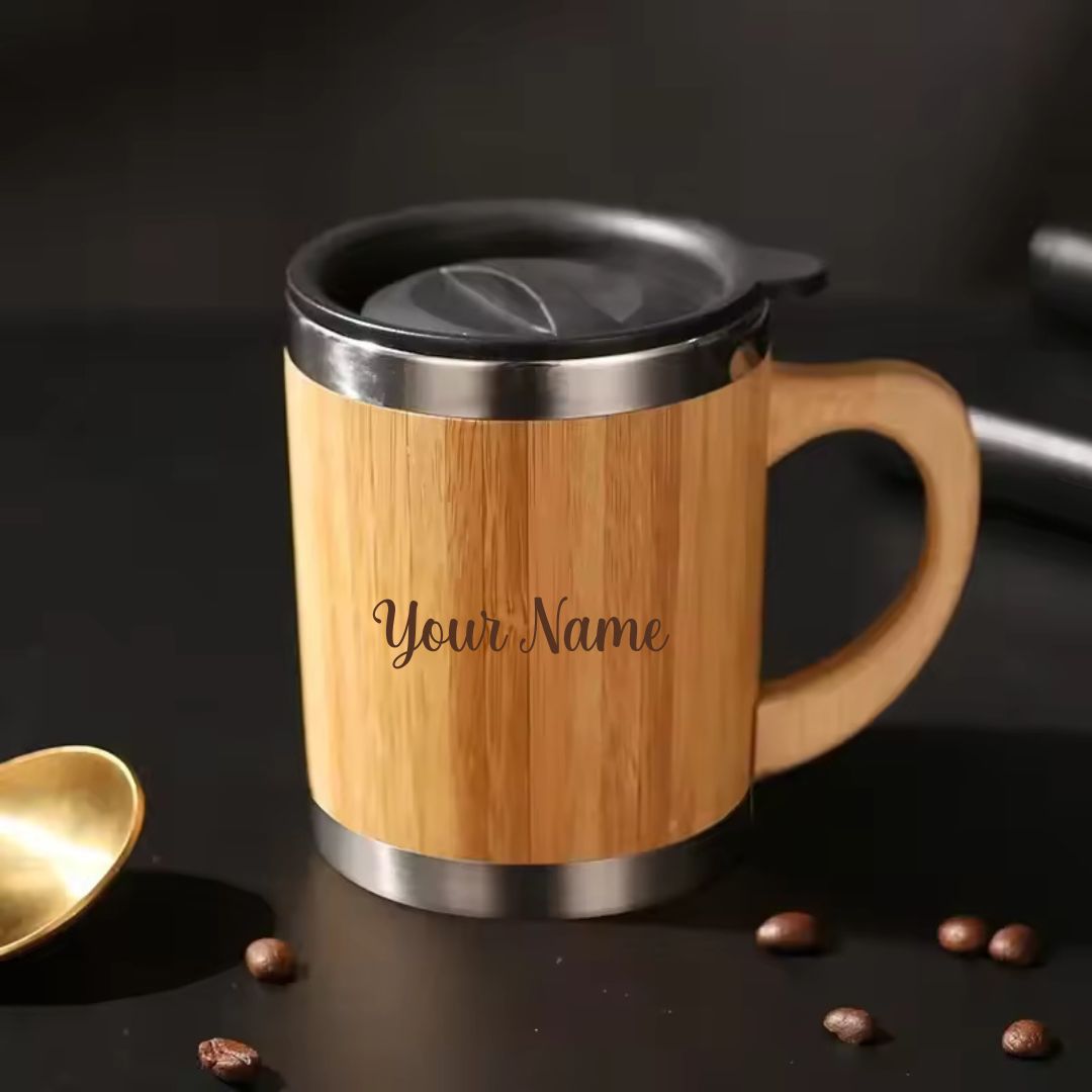 Personalized Bamboo Mug – Eco-Friendly Gift