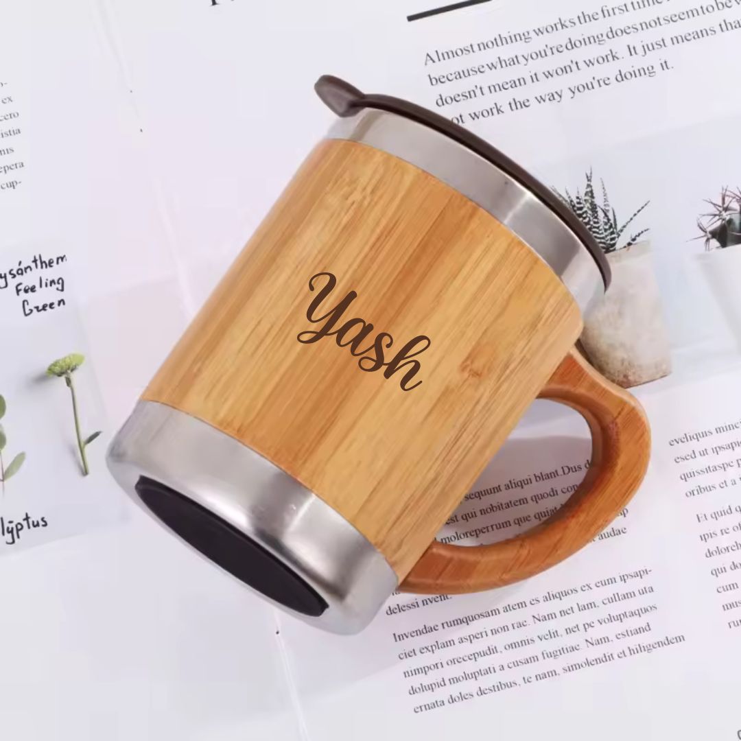 Personalized Bamboo Mug – Eco-Friendly Gift
