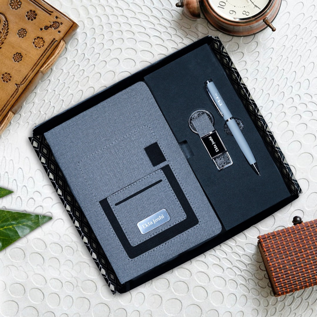 3 in 1 Gift Set - Pen, Keychain and Diary