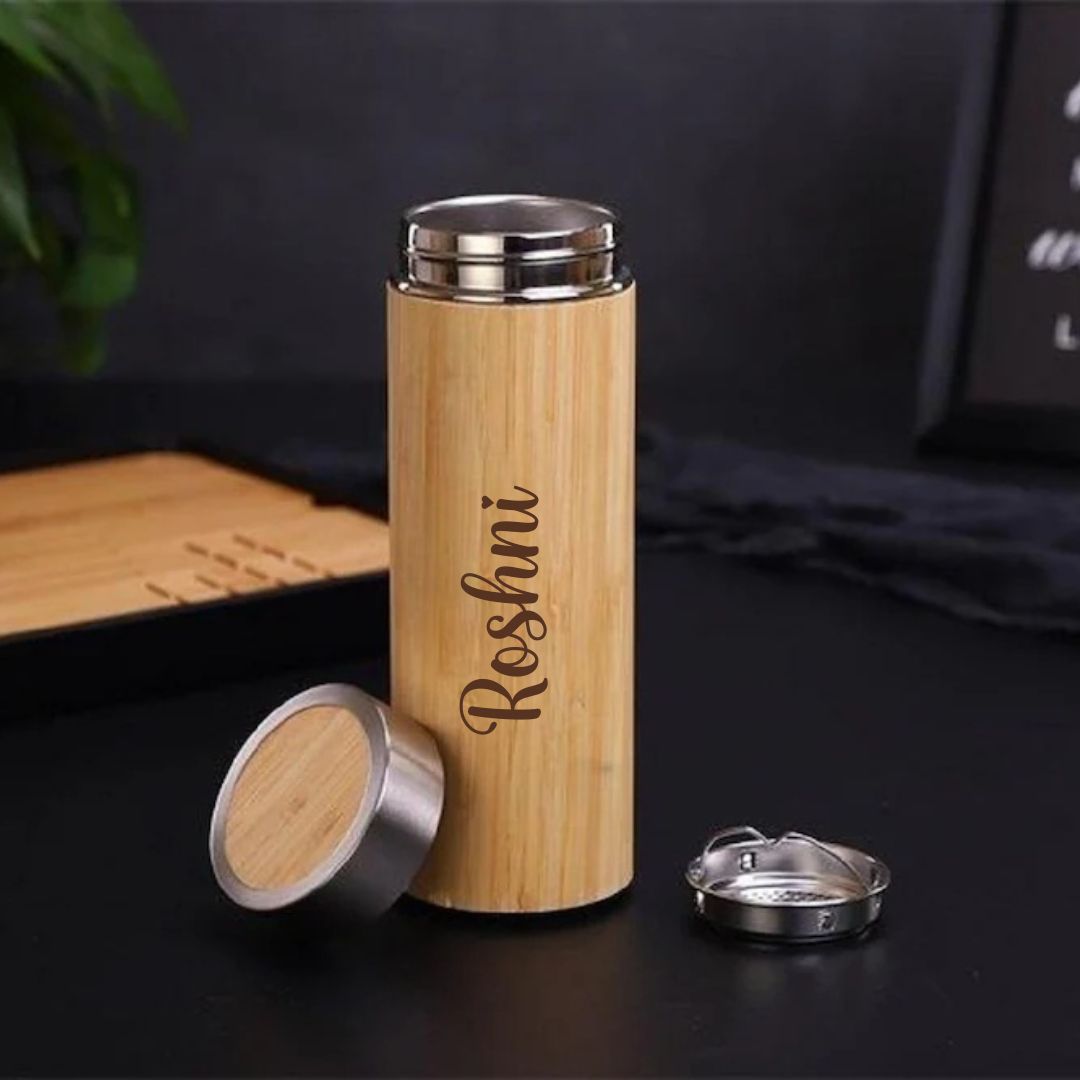 Personalized Bamboo Bottle - Eco-Friendly Gift Idea