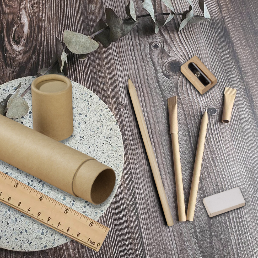 Eco Portable Stationery Box - Sustainable Everyday Gifting