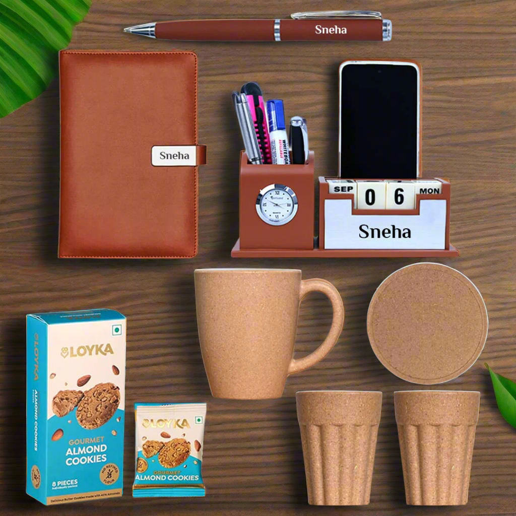 Premium Eco Gift Set - Personalized Work & Style Essentials