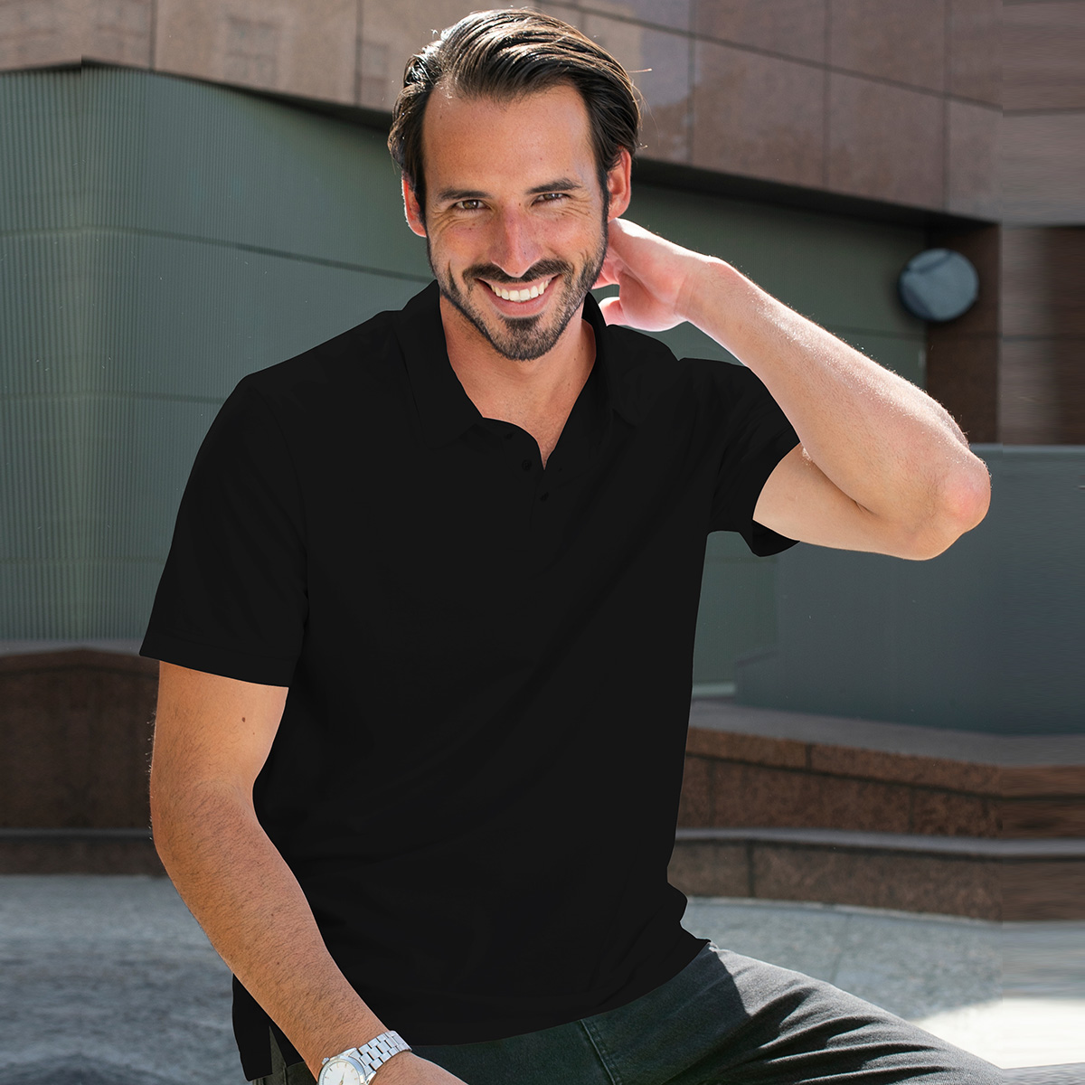 Corporate Cotton Collar T-Shirt-Ideal for Team Uniforms