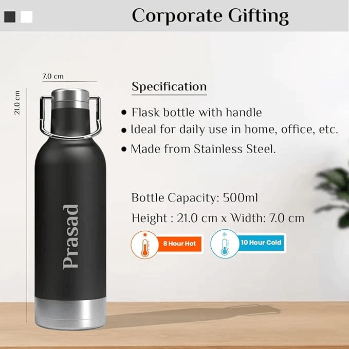 Steel Hot & Cold Vacuum Flask H-413