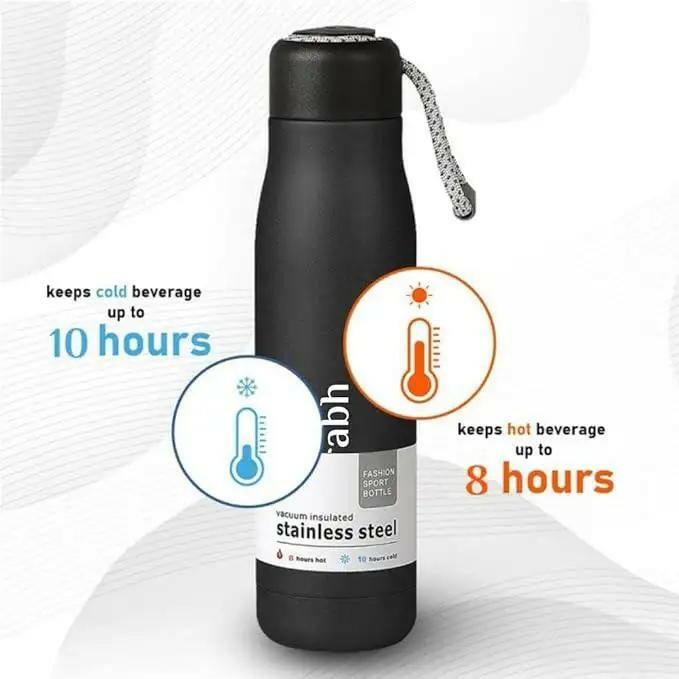Steel Hot & Cold Vacuum Flask H-412
