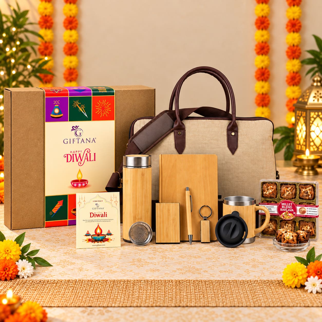 Diwali Premium Eco-Friendly Corporate Gift Set