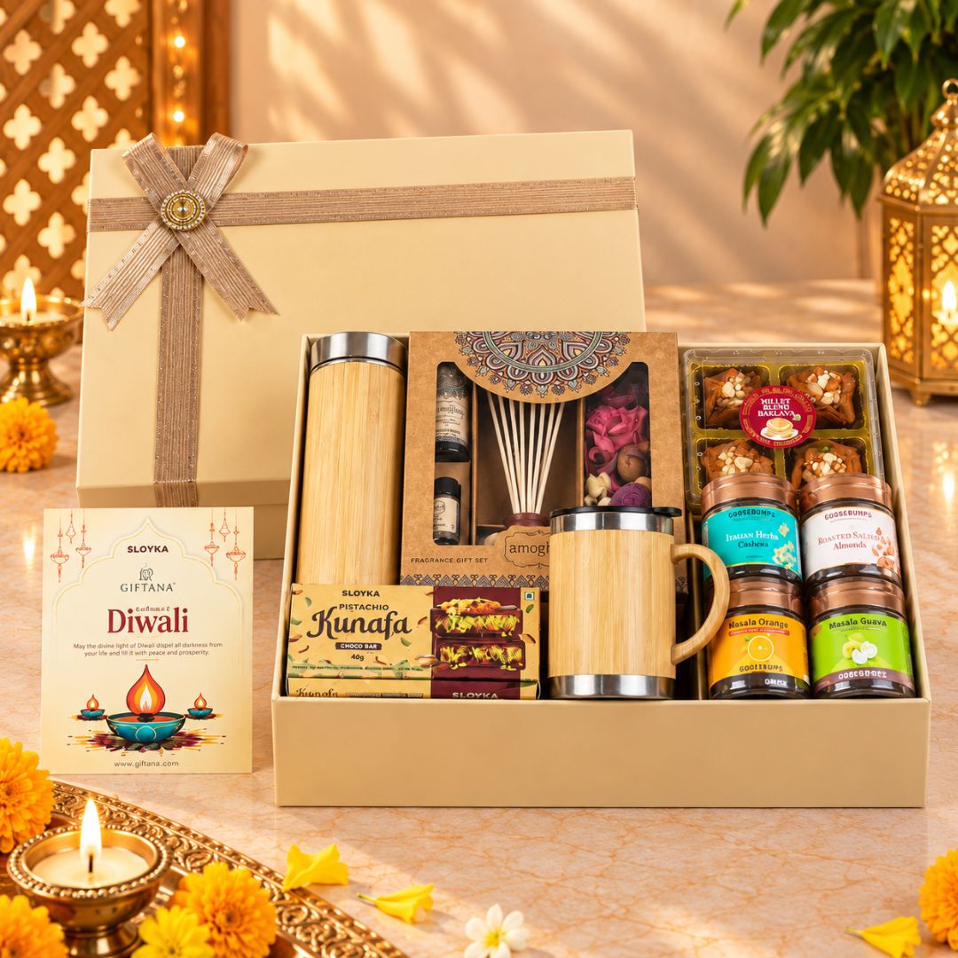 Customized Corporate Diwali Hamper - Premium Treats