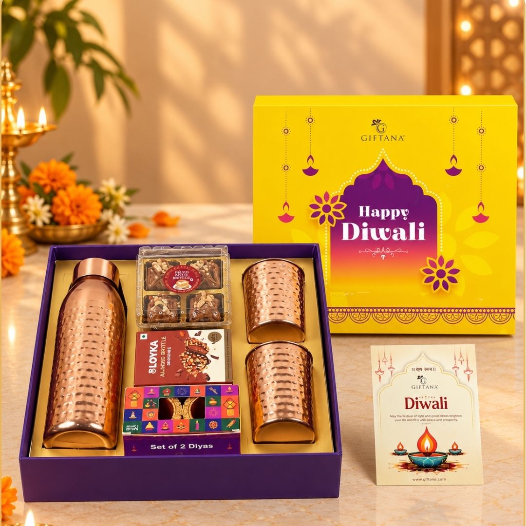Diwali Copper Elegance Set