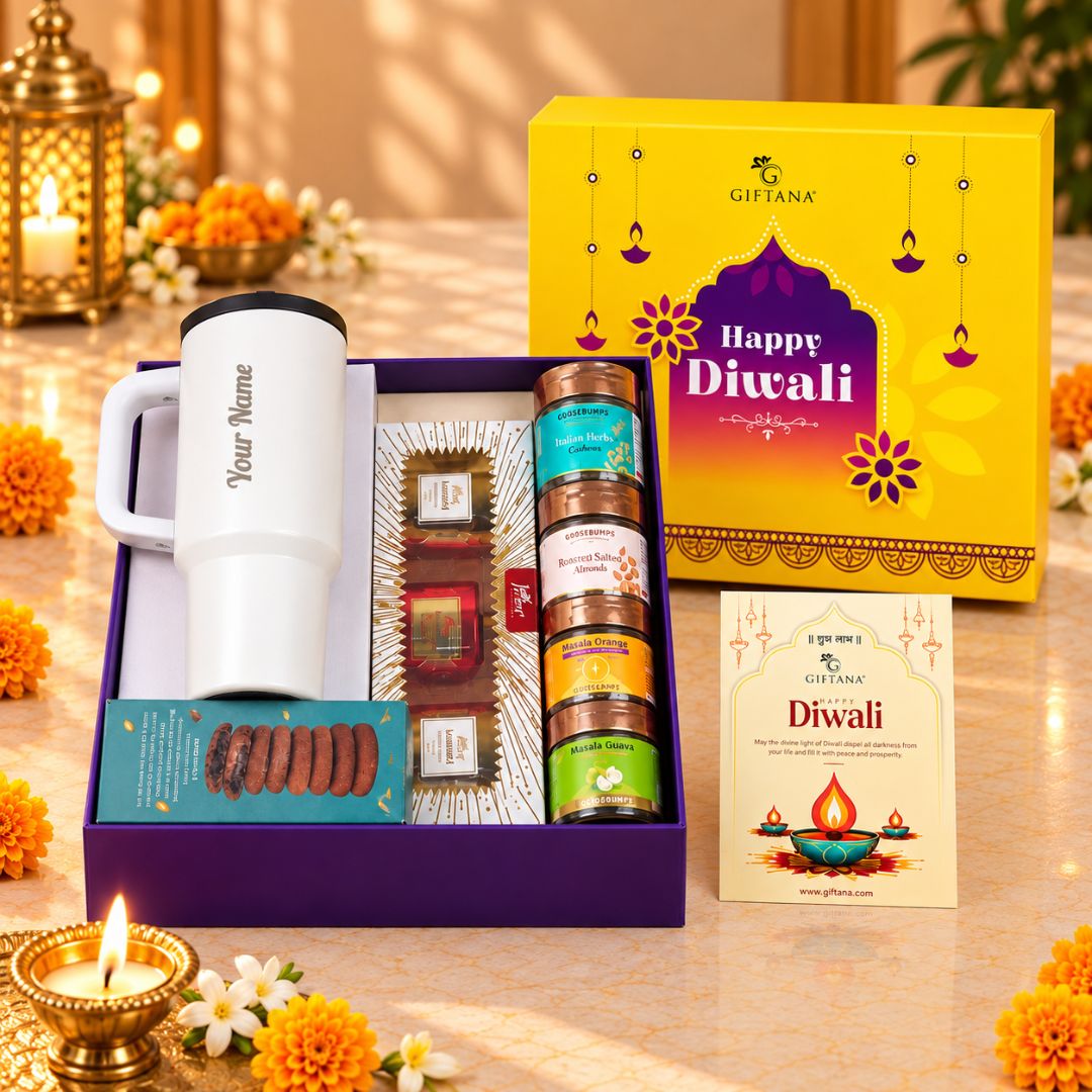 Premium Diwali Gift Set with Sipper Tumbler