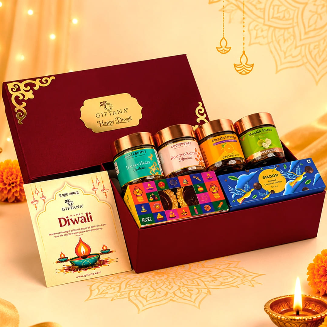 Giftana’s Diwali Dry Fruit & Chocolate Hamper