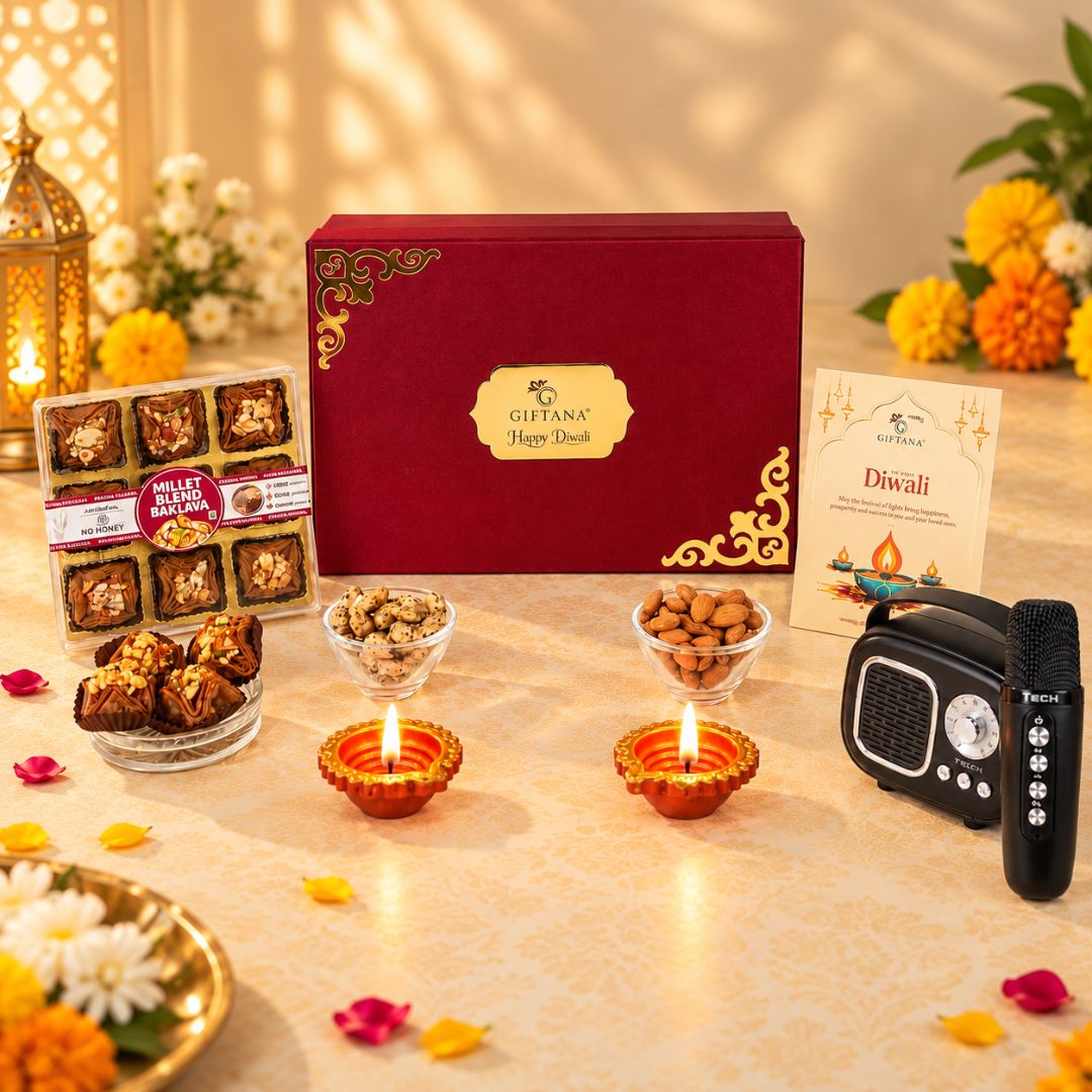 Premium Tech & Treats - Diwali Gift Box for Gifting